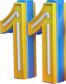 数字11png素材